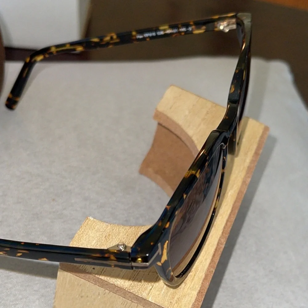 Men Sunglasses Tom Ford FT 0816 Pax 52E Shiny Dark Havana Brown Lenses AUTHENTIC - Picture 8 of 16